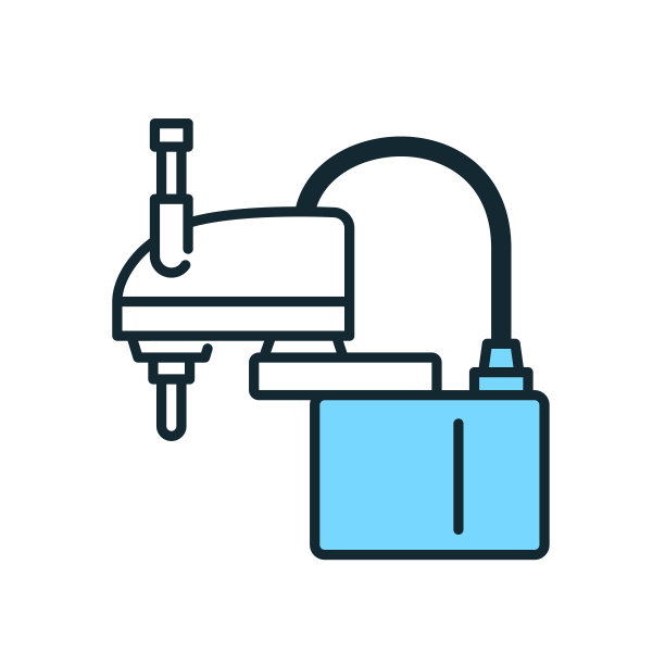 工厂自动化。工业机器人矢量插图材料。图片下载