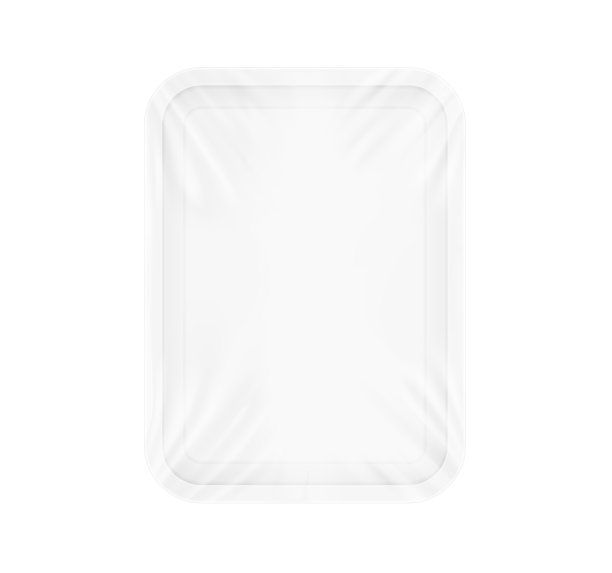 白色托盘容器模型。图片下载