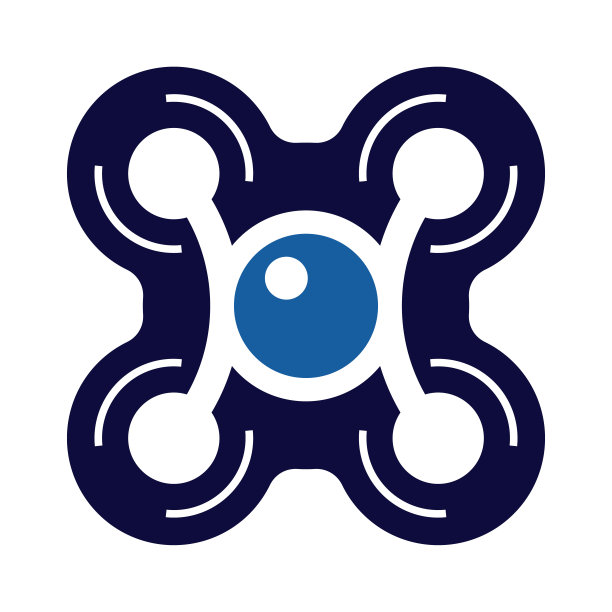 无人机Drone无人机图标。无人机矢量插图。无人机为鸟瞰摄像头标志。图片下载