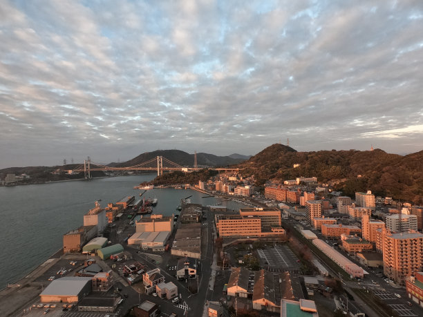 莫吉港的日落图片下载