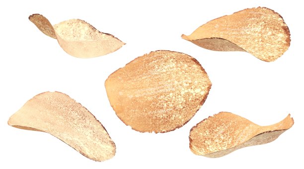 许多可丽饼在白色背景- 3d渲染图片下载