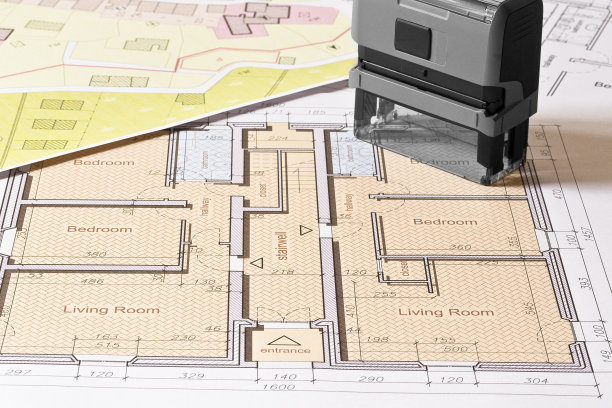 住宅建筑项目-纸上印刷的概念微距摄影图片下载