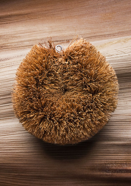 天然椰子纤维清洁刷图片下载