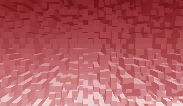 渐变经典紫红色3D立方体抽象背景图片下载