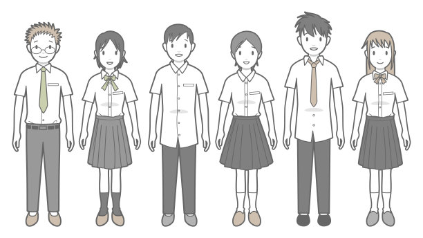 一个学生的矢量图图片下载