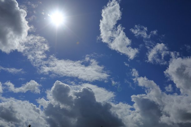 天空中的云图片下载