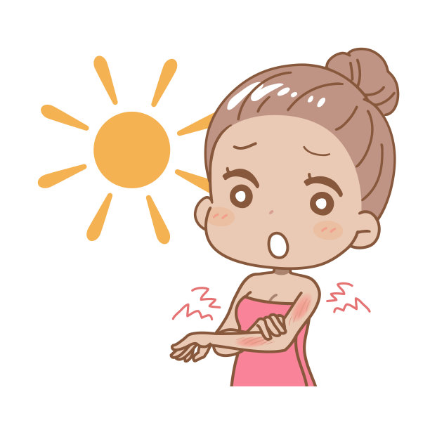 斜插图一个晒黑的女人，上半身。图片下载