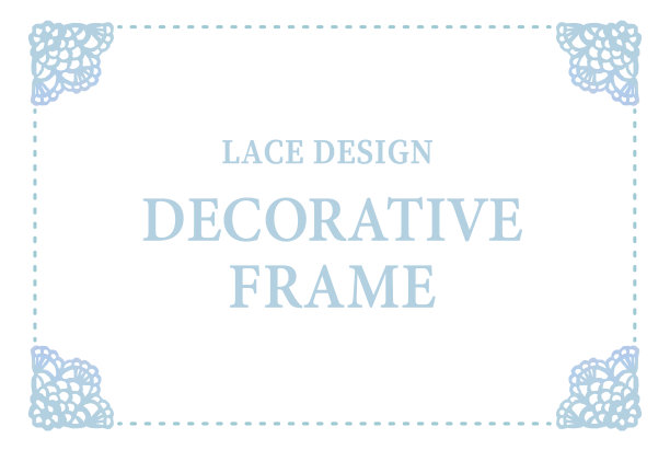 复古蕾丝框架。水彩。矢量插图。图片下载