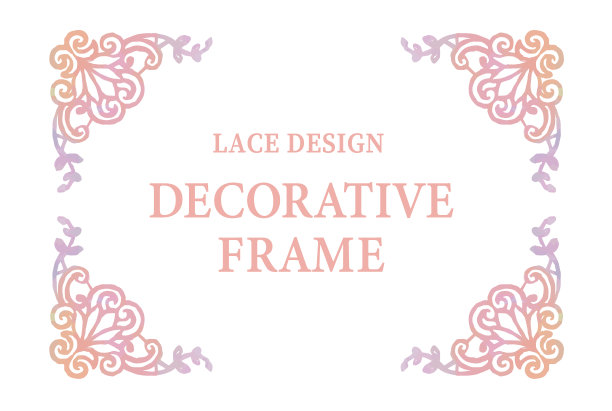 复古蕾丝框架。水彩。矢量插图。图片下载