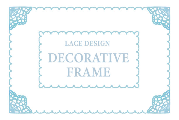 复古蕾丝框架。水彩。矢量插图。图片下载