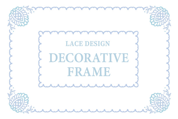 复古蕾丝框架。水彩。矢量插图。图片下载