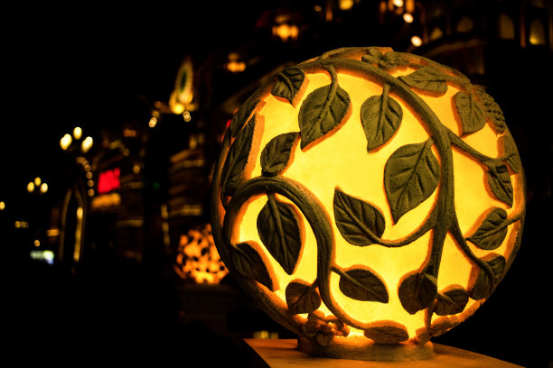 金银丝灯复合墙图片下载