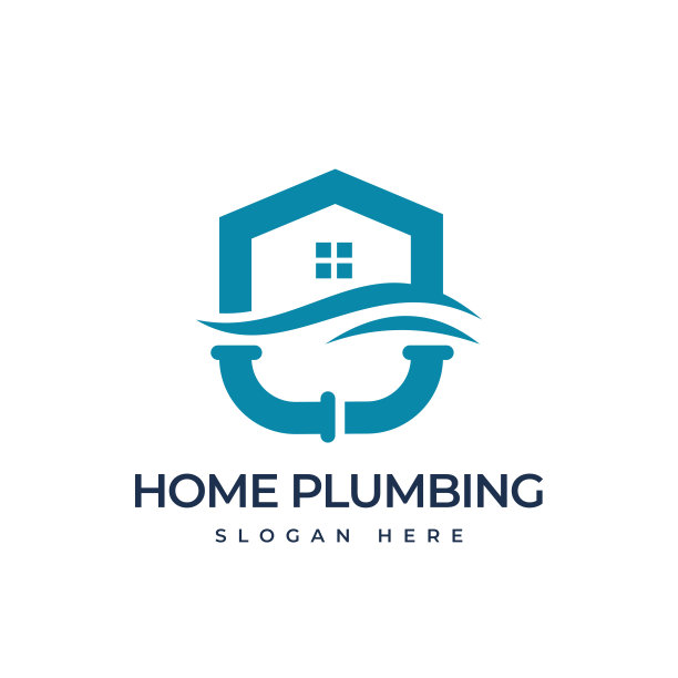 家庭管道和供暖服务标志灵感模板设计矢量插图，符号，图标图片下载
