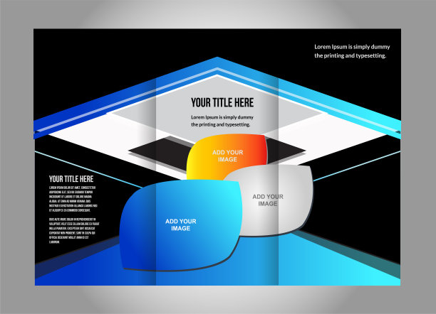抽象矢量背景宣传册或传单图片下载