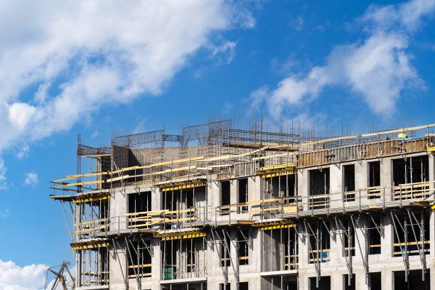 城市高层面板建筑立面图片下载