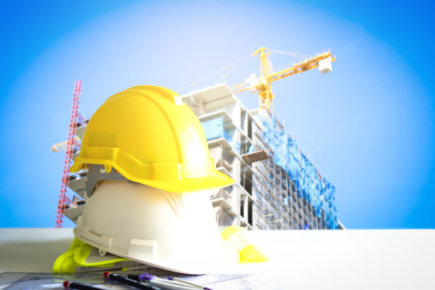 安全帽及工程师施工图图片下载