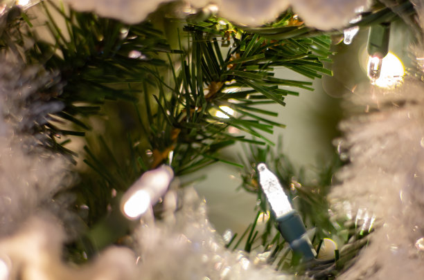 圣诞节的彩灯图片下载