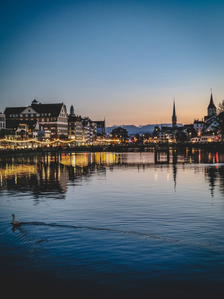 苏黎世日落图片下载