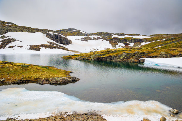 冰冷的湖水图片下载