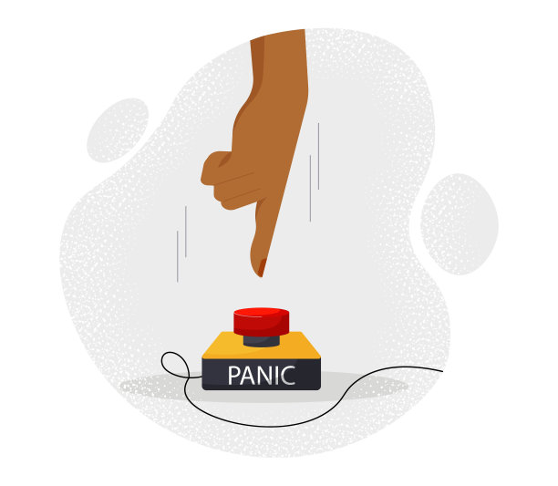 紧急按钮概念图片下载