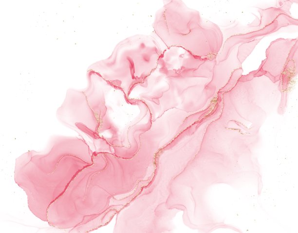 美丽的粉色和金色抽象背景。图片下载