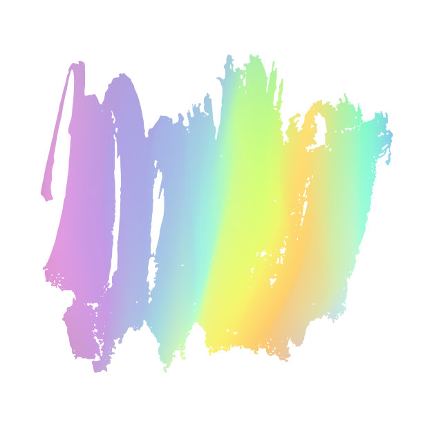 枯燥乏味的污渍。全息。彩虹的颜色。墨水飞溅。孤立的背景文字或标志。液体污渍。水彩画笔画。全息术。发短信的地方。设计元素。图片下载