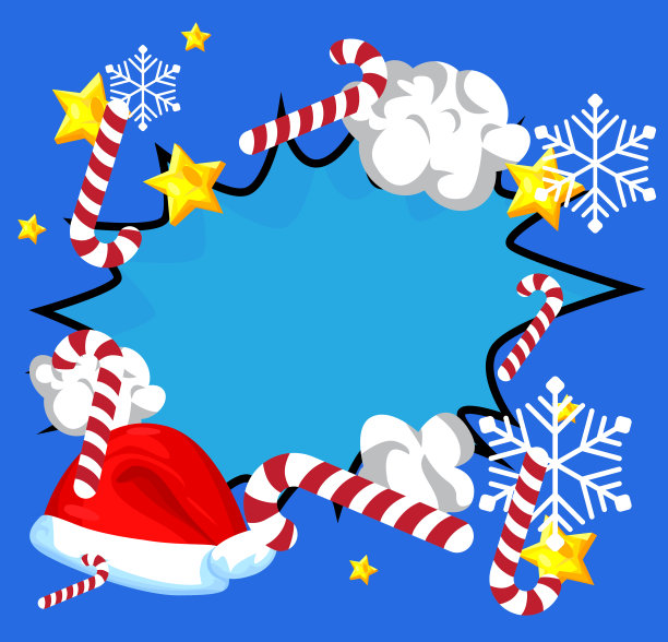 圣诞节背景插图。卡通节日活动海报。图片下载