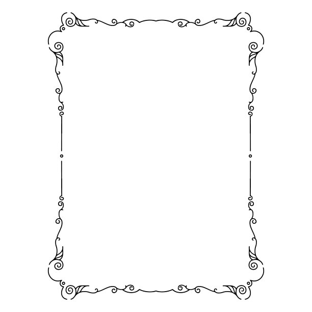 矢量帧在白色背景上的黑色图片下载