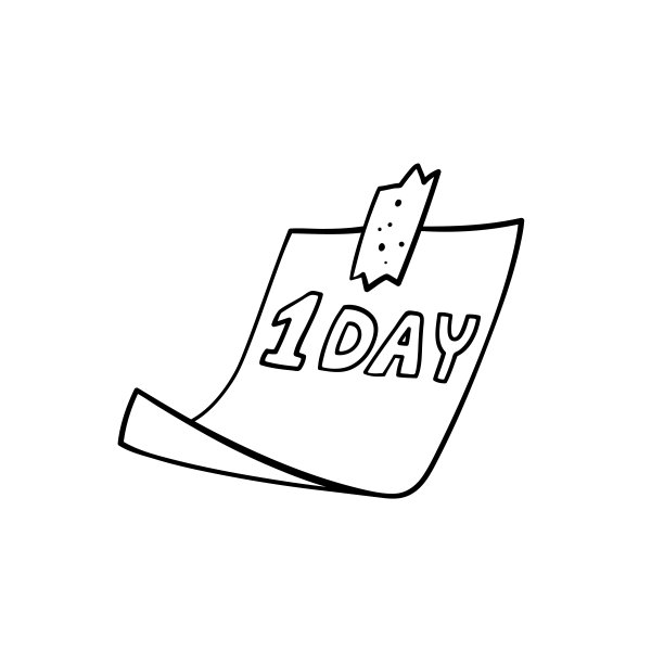 孤立矢量的说明。可爱的细线图标的设计，封面等。图片下载