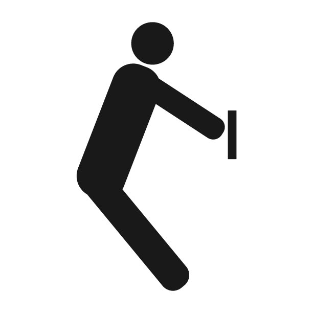 人开门图标矢量图片下载