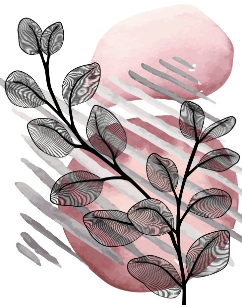 抽象艺术设计的现代创意插画。向量。图片下载