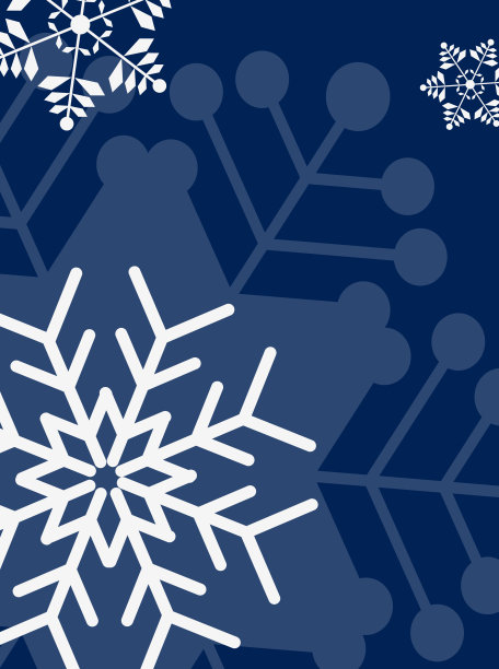 蓝色雪花背景。手机壁纸。冬天的假期。圣诞雪花。圣诞季节。深蓝色背景上的白色雪花。图片下载