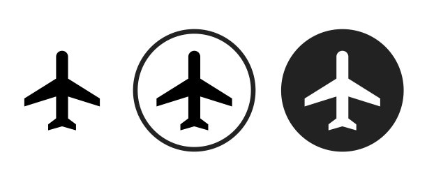 航班图标。Web图标集。移动图标集图片下载