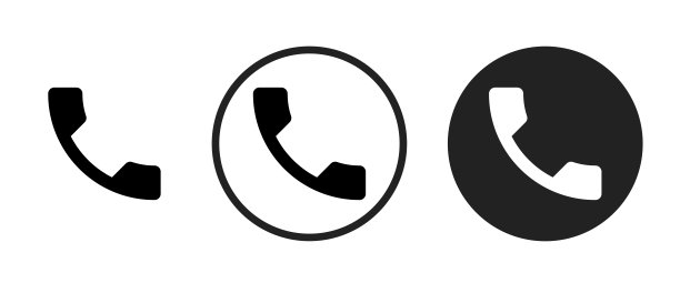 电话图标。Web图标集。移动图标集图片下载