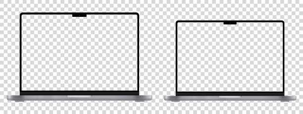新款MacBook Pro。苹果Macbook Pro 2021。编辑矢量插图。图片下载