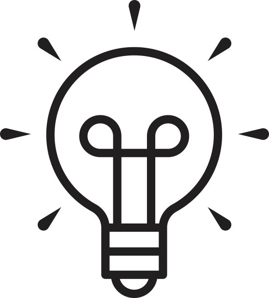 灯泡线图标图片下载