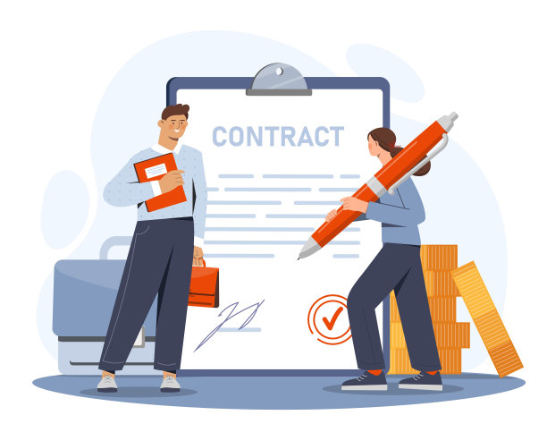 签订合同的人图片下载
