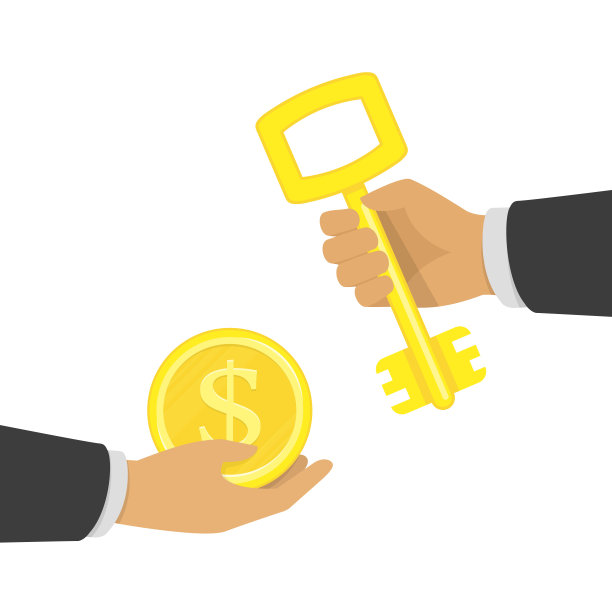 手握金钥匙。图片下载