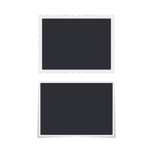 相框矢量集。图片下载