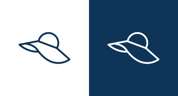 妇女帽子轮廓图标插图孤立矢量符号符号图片下载