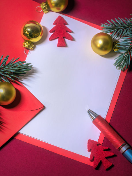 季节性的圣诞贺卡和装饰品图片下载