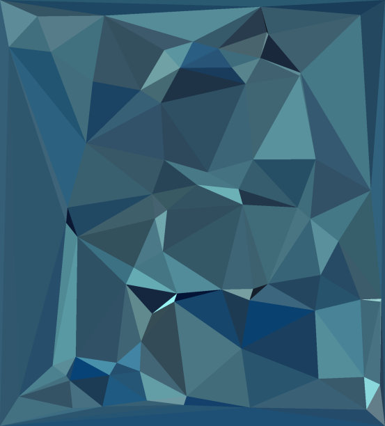 立体派三角形马赛克蓝色图片下载