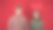 一个年轻的女人嘲笑一个年轻的男人，因为他有小角，这个男人被冒犯了，哭了红背景。人们戴着驯鹿鹿角形状的发带。图片下载