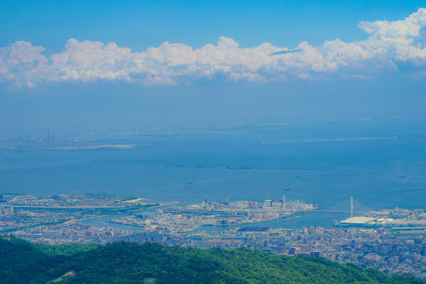 来自Rokko花园露台的风景图片下载
