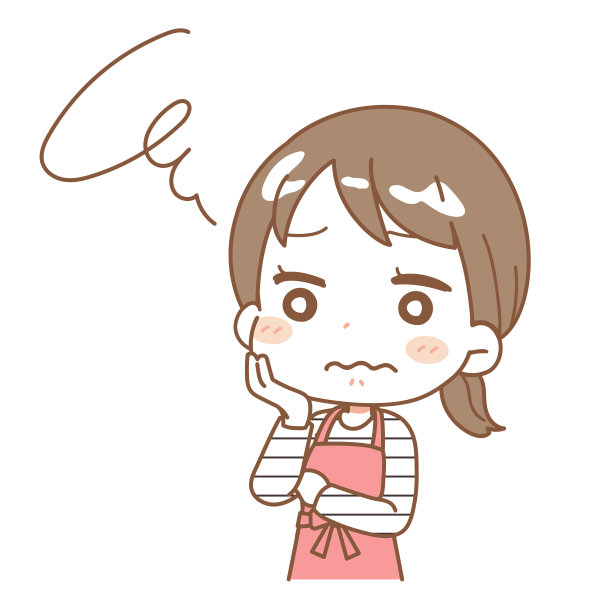 一个焦虑的女人的插图。图片下载