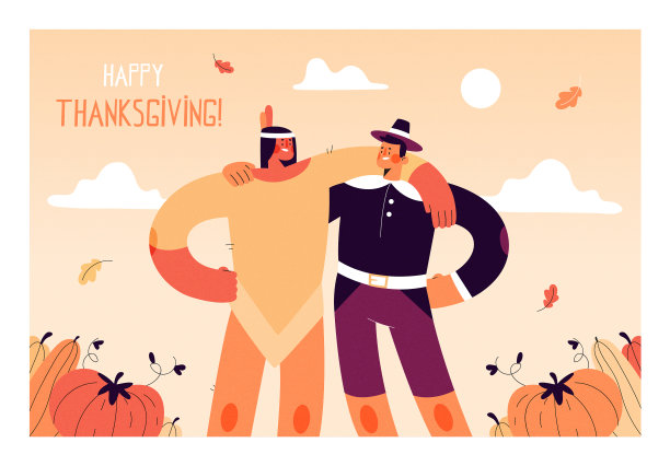 感恩节概念公寓设计图片下载