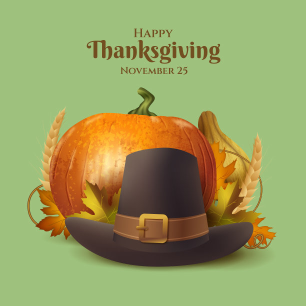 现实的感恩节设计图片下载