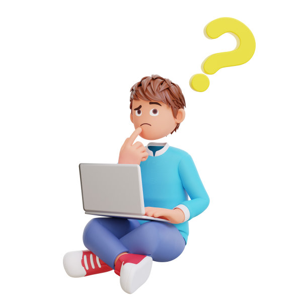 3d渲染学生与笔记本电脑坐。在线教育理念，远程学习理念。图片下载