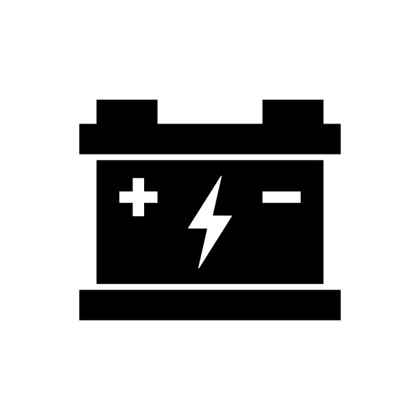 汽车电池矢量符号。累加器图标。图片下载