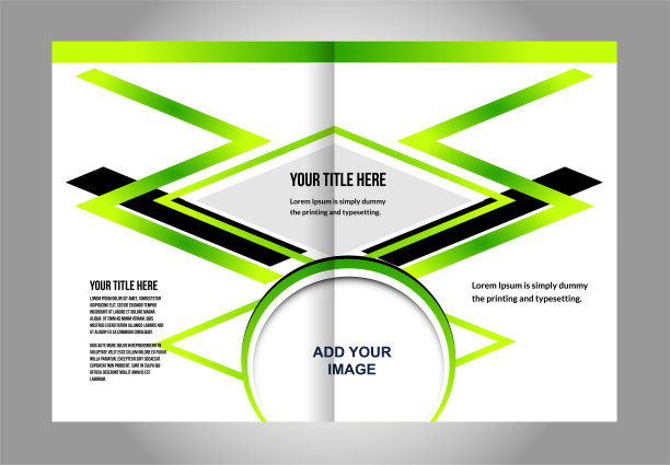 一套小册子或杂志封面模板图片下载